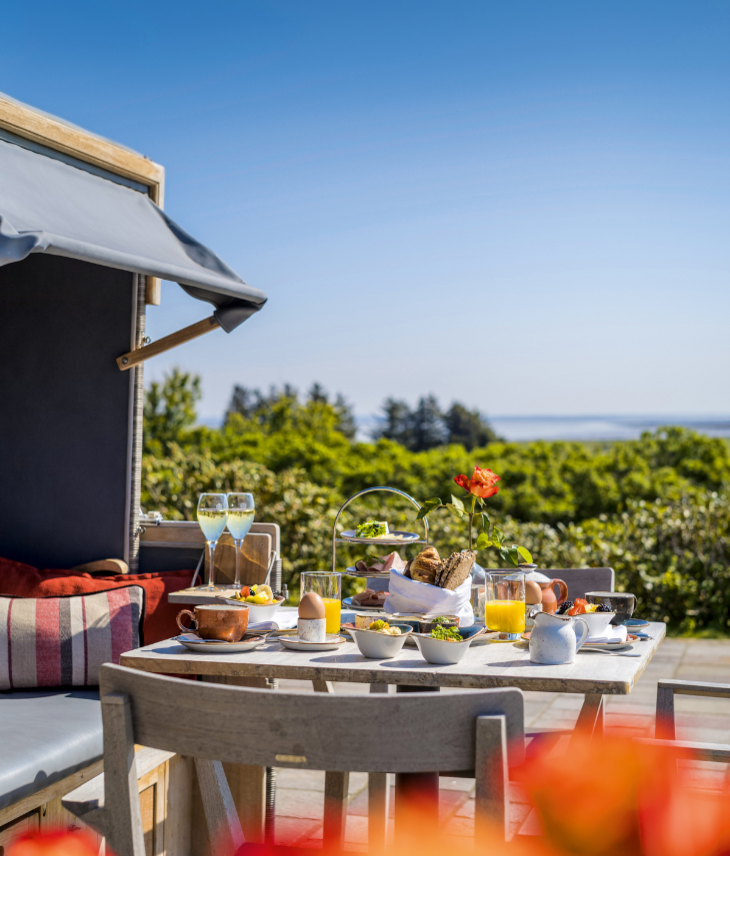 Schöne Aussicht beim Frühstück – Landhaus Severin*s